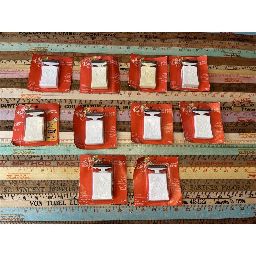 Vintage Women's The Lady Double II by Personna Razor NOS New Sealed Lot Of 10